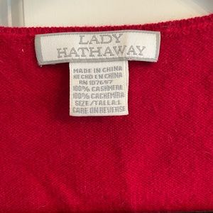 100% cashmere sweater